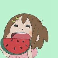 网红吃瓜头像卡通女的,卡通美女的趣味演绎